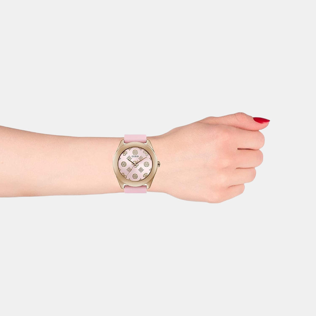 Guess Stainless Steel Round watch