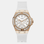 Guess Round White Chronograph watch