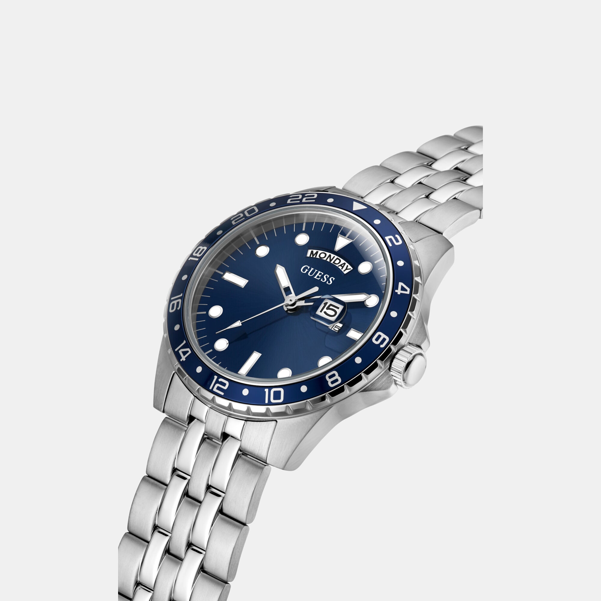 Guess Stainless Steel Blue watch