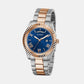 Men Quartz Blue Dial Analog Stainless Steel Watch GW0265G12