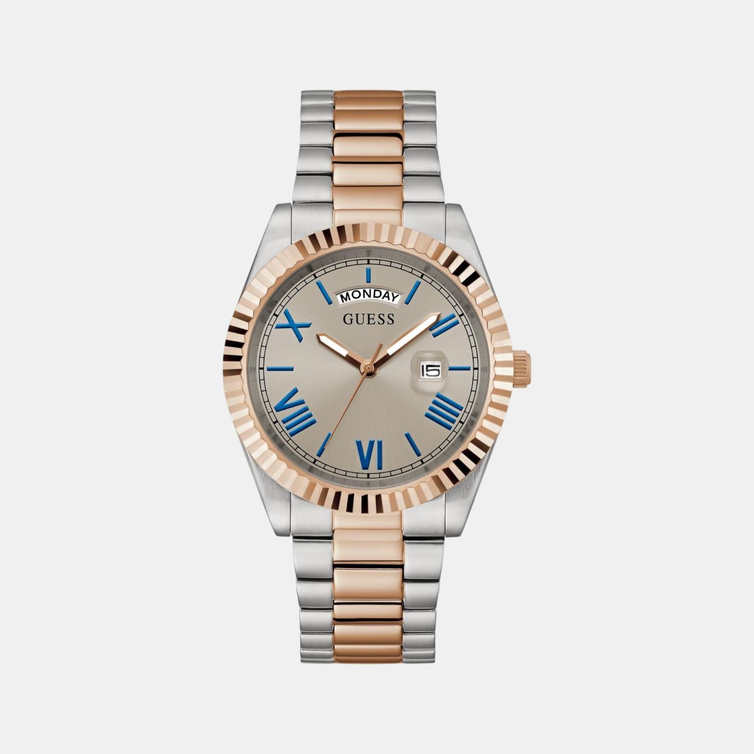 Guess Dress Men Quartz Grey Dial Analog Stainless Steel Watch GW0265G13