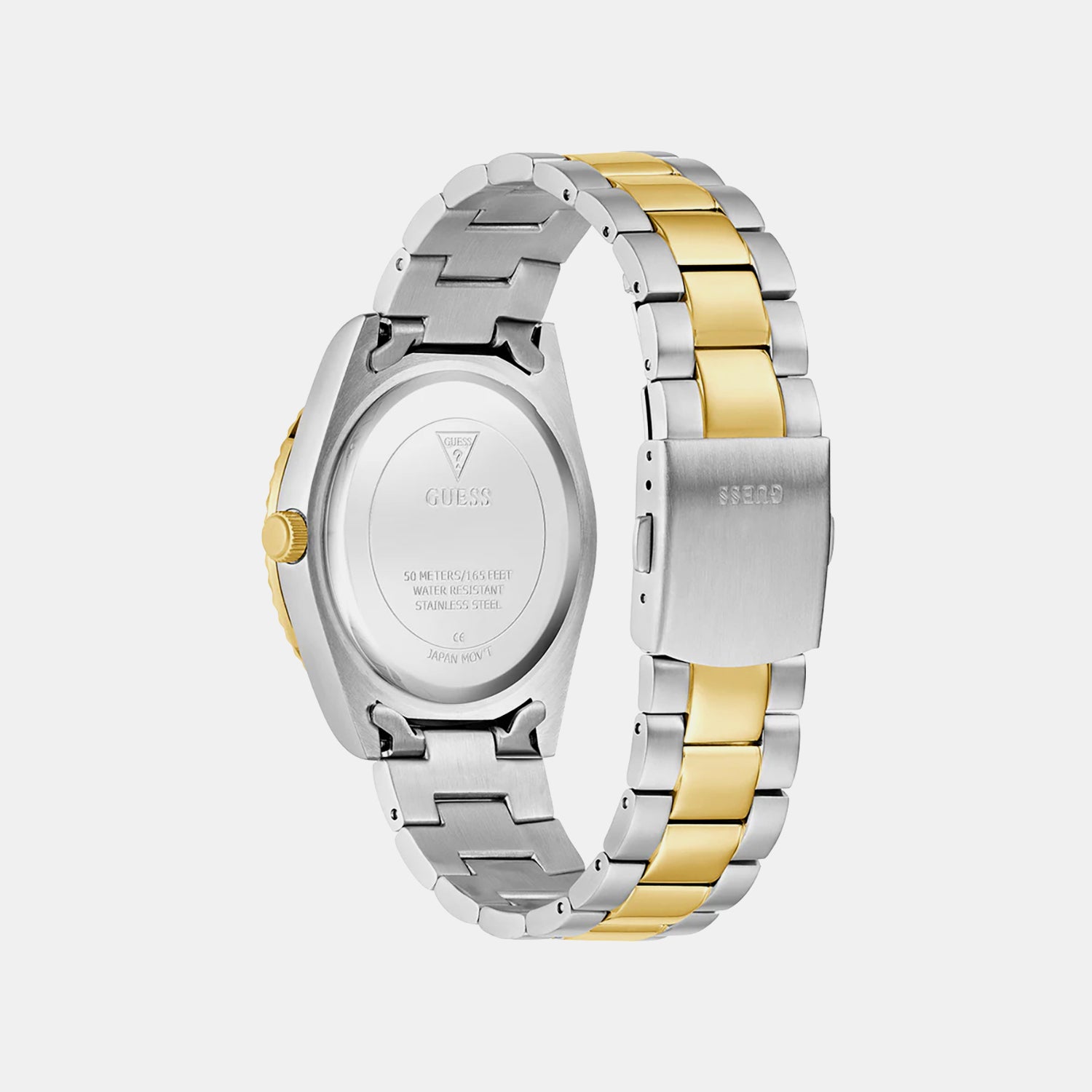 Guess Dress Men Quartz Champagne Dial Analog Stainless Steel Watch GW0265G14