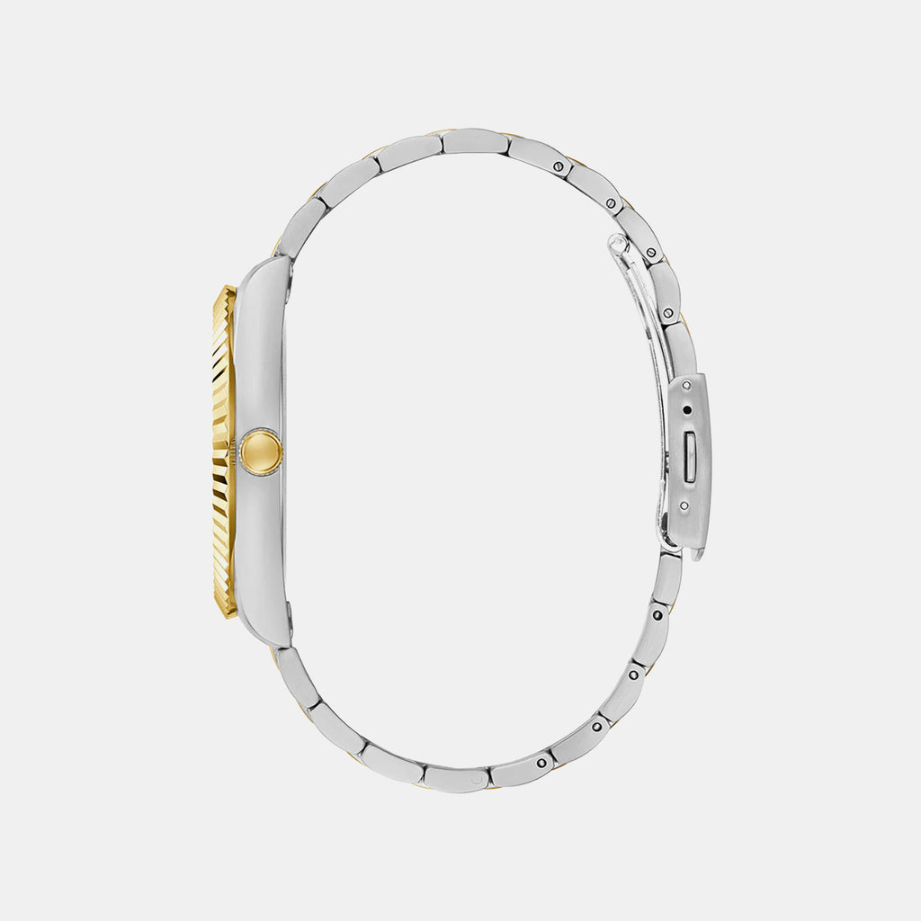 Guess Dress Men Quartz Champagne Dial Analog Stainless Steel Watch GW0265G14