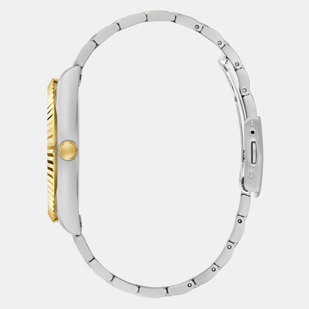 Guess Dress Men Quartz Champagne Dial Analog Stainless Steel Watch GW0265G14