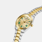 Guess Dress Men Quartz Champagne Dial Analog Stainless Steel Watch GW0265G14