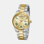 Guess Dress Men Quartz Champagne Dial Analog Stainless Steel Watch GW0265G14