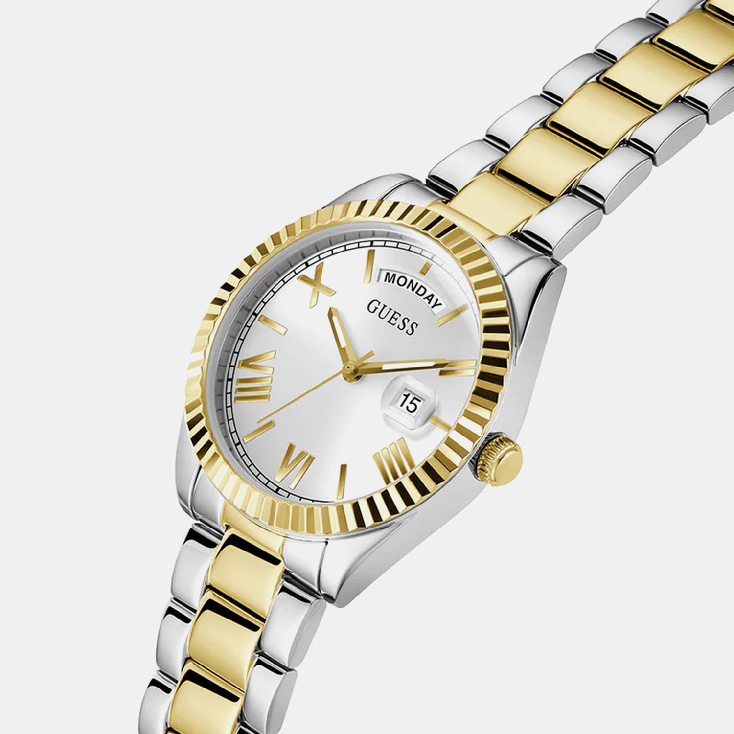Gd Luna Women Quartz White Dial Analog Stainless Steel GW0308L6