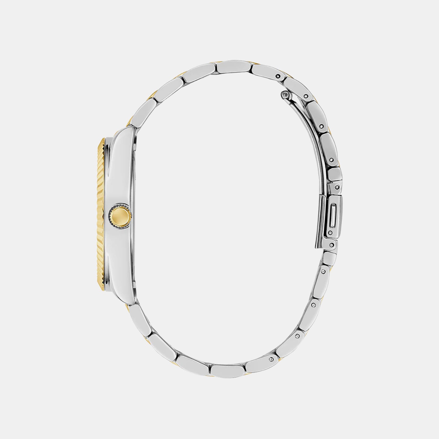 Gd Luna Women Quartz White Dial Analog Stainless Steel GW0308L6