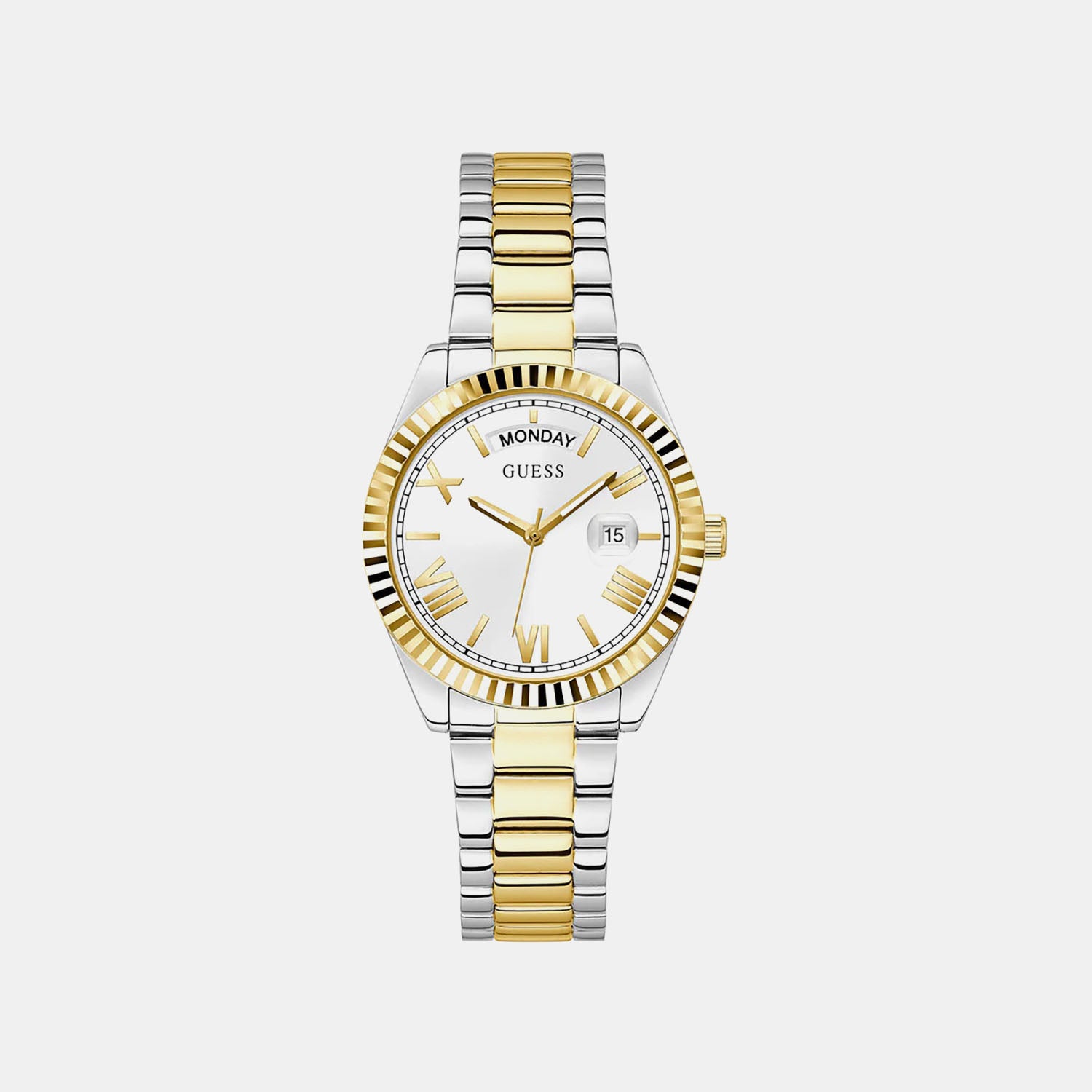 Gd Luna Women Quartz White Dial Analog Stainless Steel GW0308L6