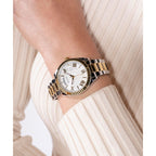 Luna Women Quartz White Dial Analog Stainless Steel Watch GW0308L6