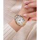 Dress Women Quartz White Dial Analog Recycled Steel Watch GW0308L6