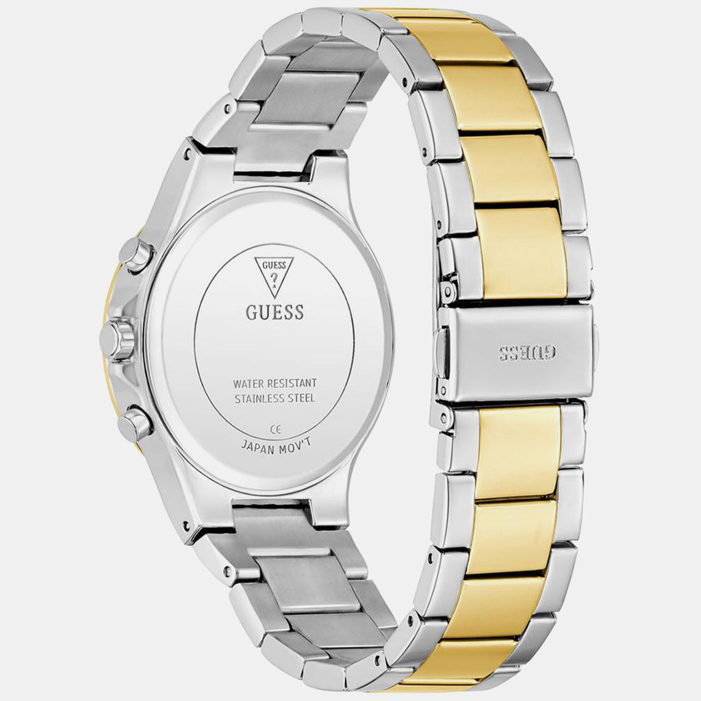 Moonlight Women Quartz Silver Dial Chronograph Stainless Steel Watch GW0320L7