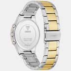 Moonlight Women Quartz Silver Dial Chronograph Stainless Steel Watch GW0320L7