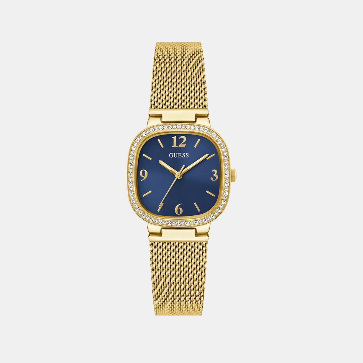 Gd Tapestry Women Quartz Blue Dial Analog Stainless Steel Watch Gw0354L6