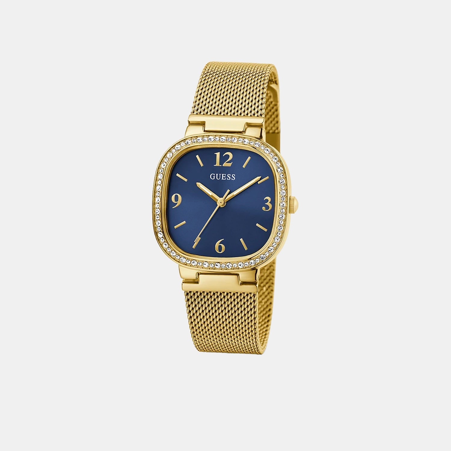 Dress Women Quartz Blue Dial Analog Mesh Watch GW0354L6