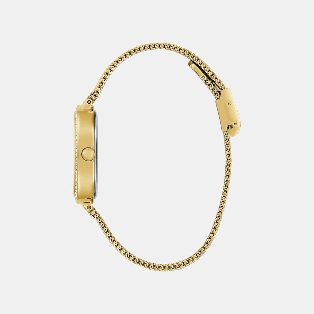 Dress Women Quartz Blue Dial Analog Mesh Watch GW0354L6