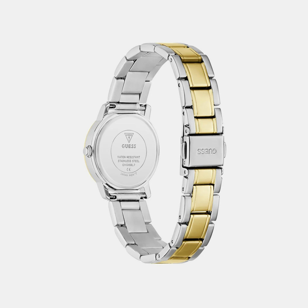 Women Quartz Green Dial Analog Stainless Steel Watch GW0468L7