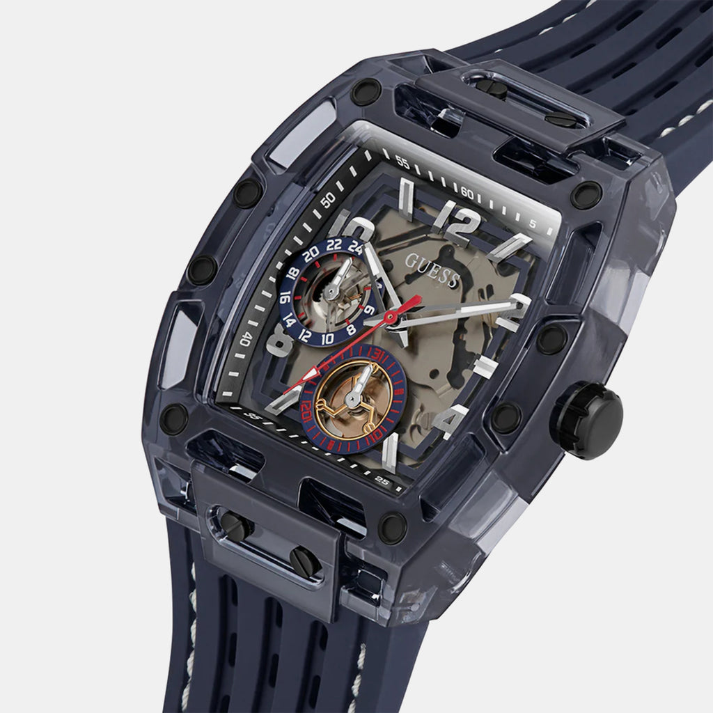Gt Phoenix Men Quartz Blue Dial Analog Stainless Steel GW0499G1