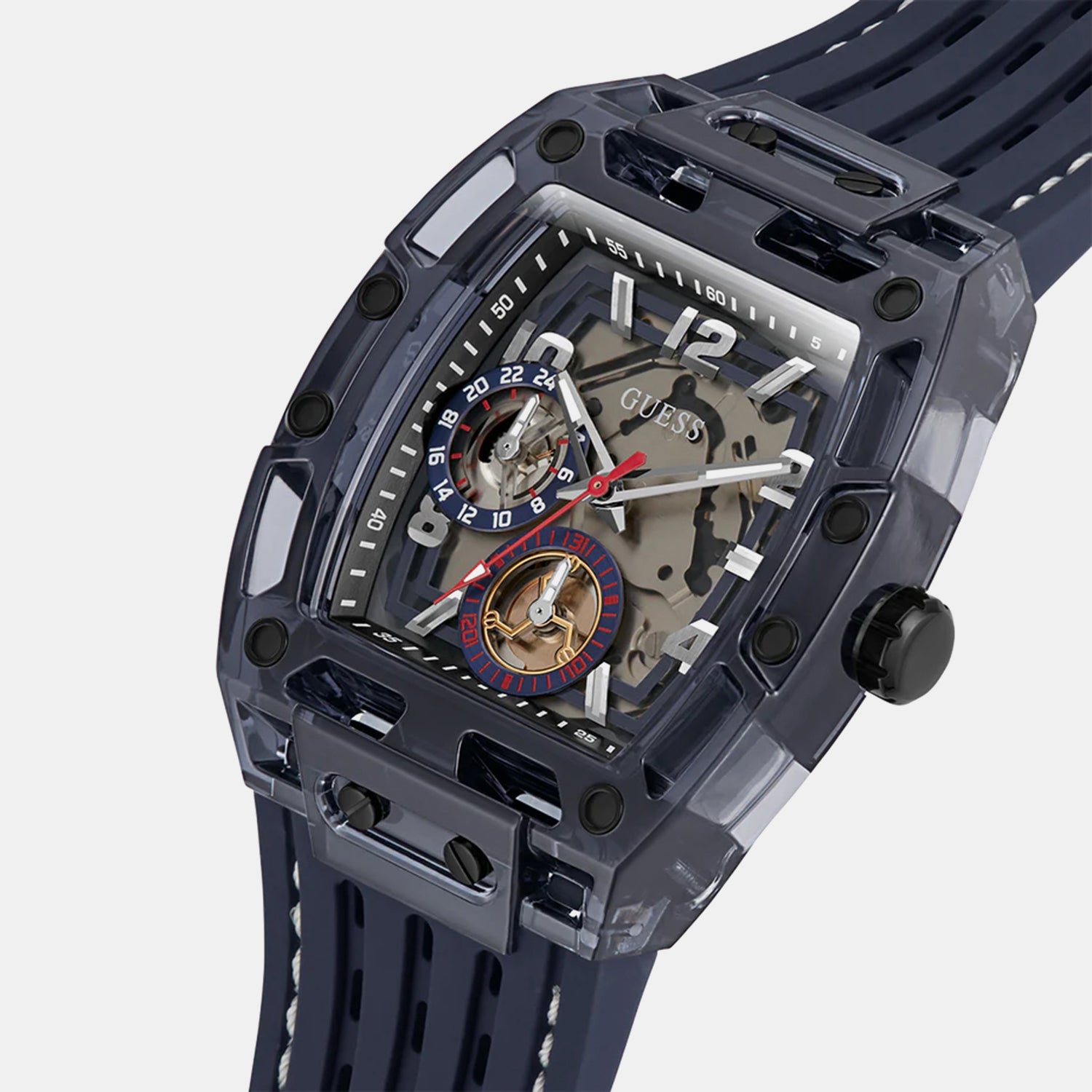 Gt Phoenix Men Quartz Blue Dial Analog Stainless Steel GW0499G1