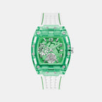 Gt Phoenix Men Quartz Green Dial Analog Stainless Steel GW0499G10