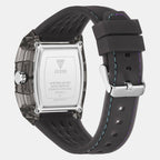 Men Quartz Black Dial Multi-function Silicone Watch GW0499G14