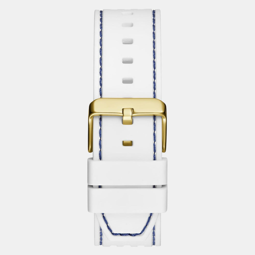 Trend Men Quartz Blue Dial Multi-Function Silicone Watch GW0499G6