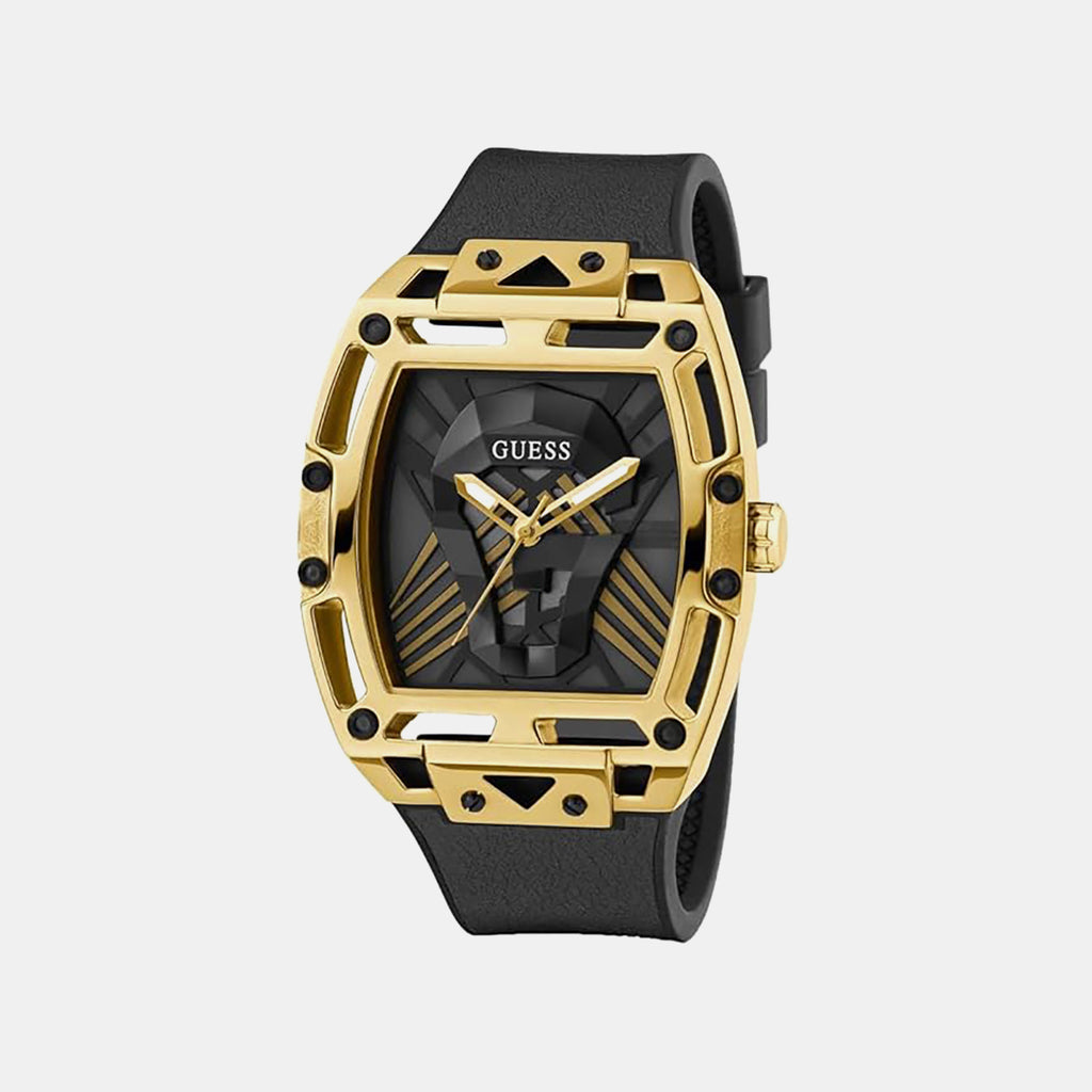 Legend Men Quartz Black Dial Analog Leather Watch GW0500G1