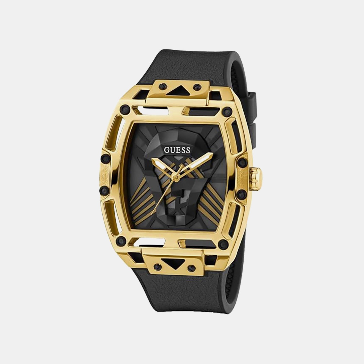 Legend Men Quartz Black Dial Analog Leather Watch GW0500G1