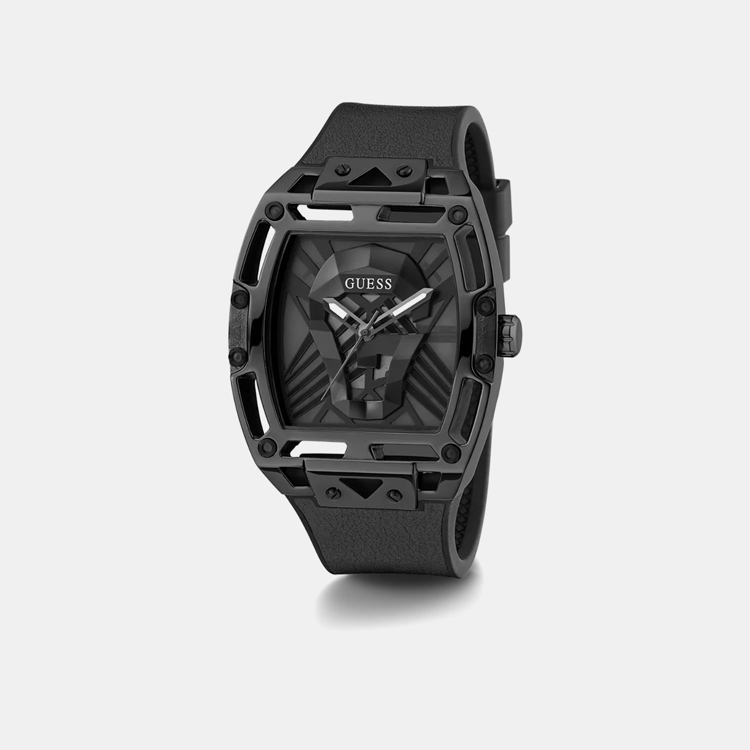 Legend Men Quartz Black Dial Analog Silicone Watch GW0500G2