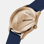 Gt Emblem Women Quartz Rose Gold Dial Analog Stainless Steel GW0509L1