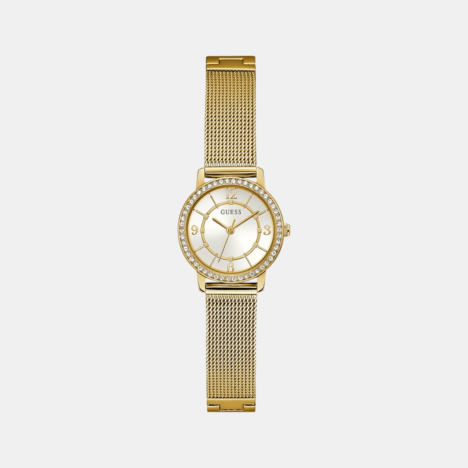 Melody Women Quartz Silver Dial Analog Stainless Steel Watch GW0534L2