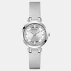Guess Dress Men Quartz Silver Dial Analog Leather Watch GW0535L3
