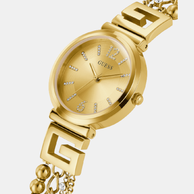 Guess Stainless Steel Beige watch