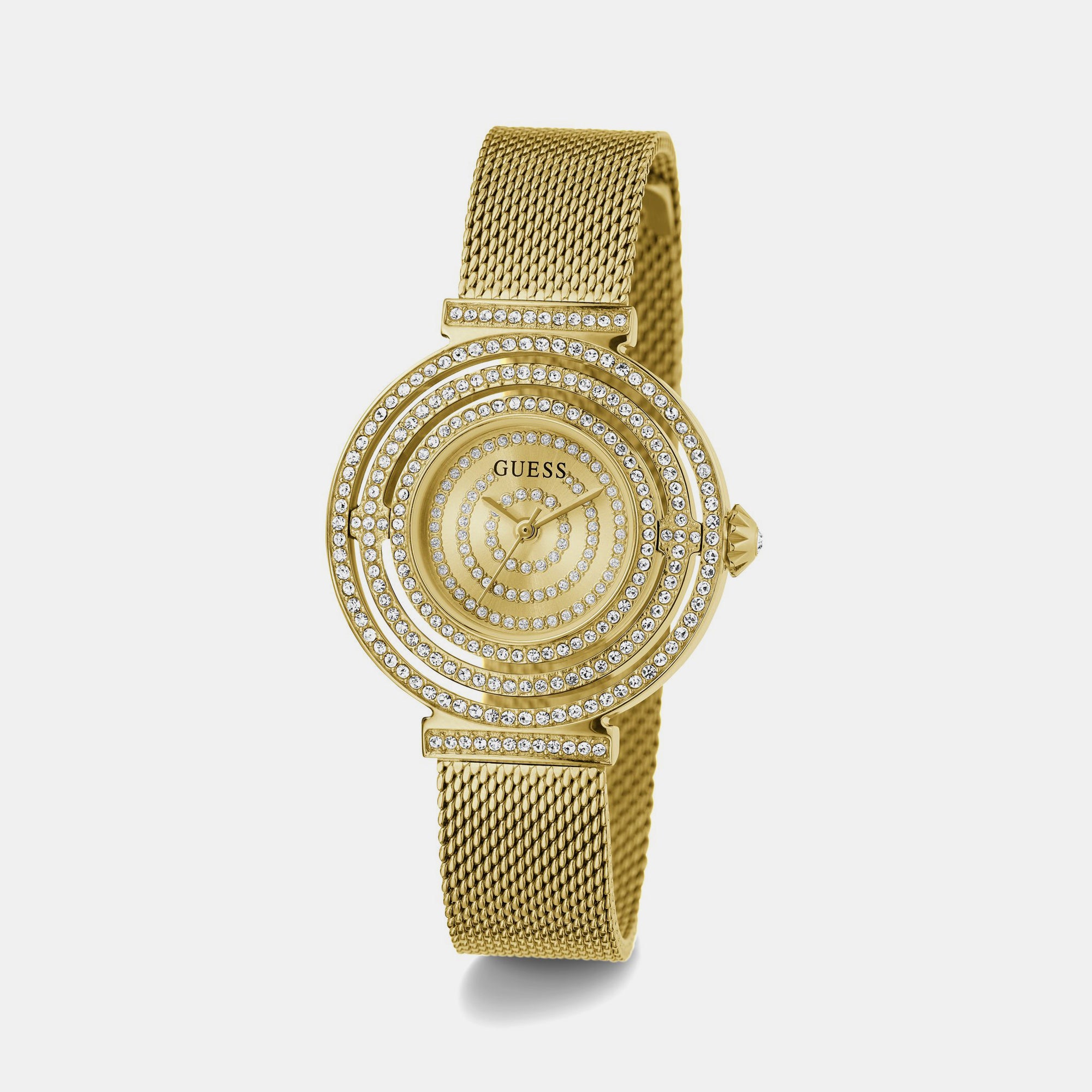 Guess Stainless Steel Round watch