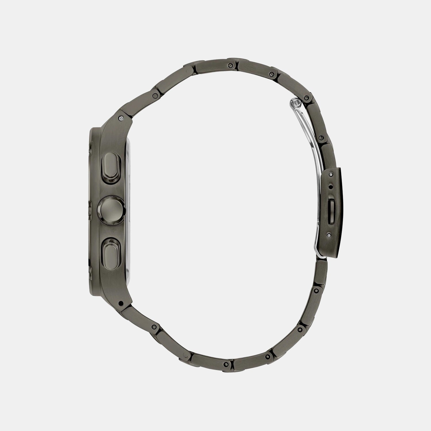 Headline Men Quartz Gunmetal Dial Chronograph Stainless Steel Watch GW0572G5