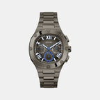 Headline Men Quartz Gunmetal Dial Chronograph Stainless Steel Watch GW0572G5