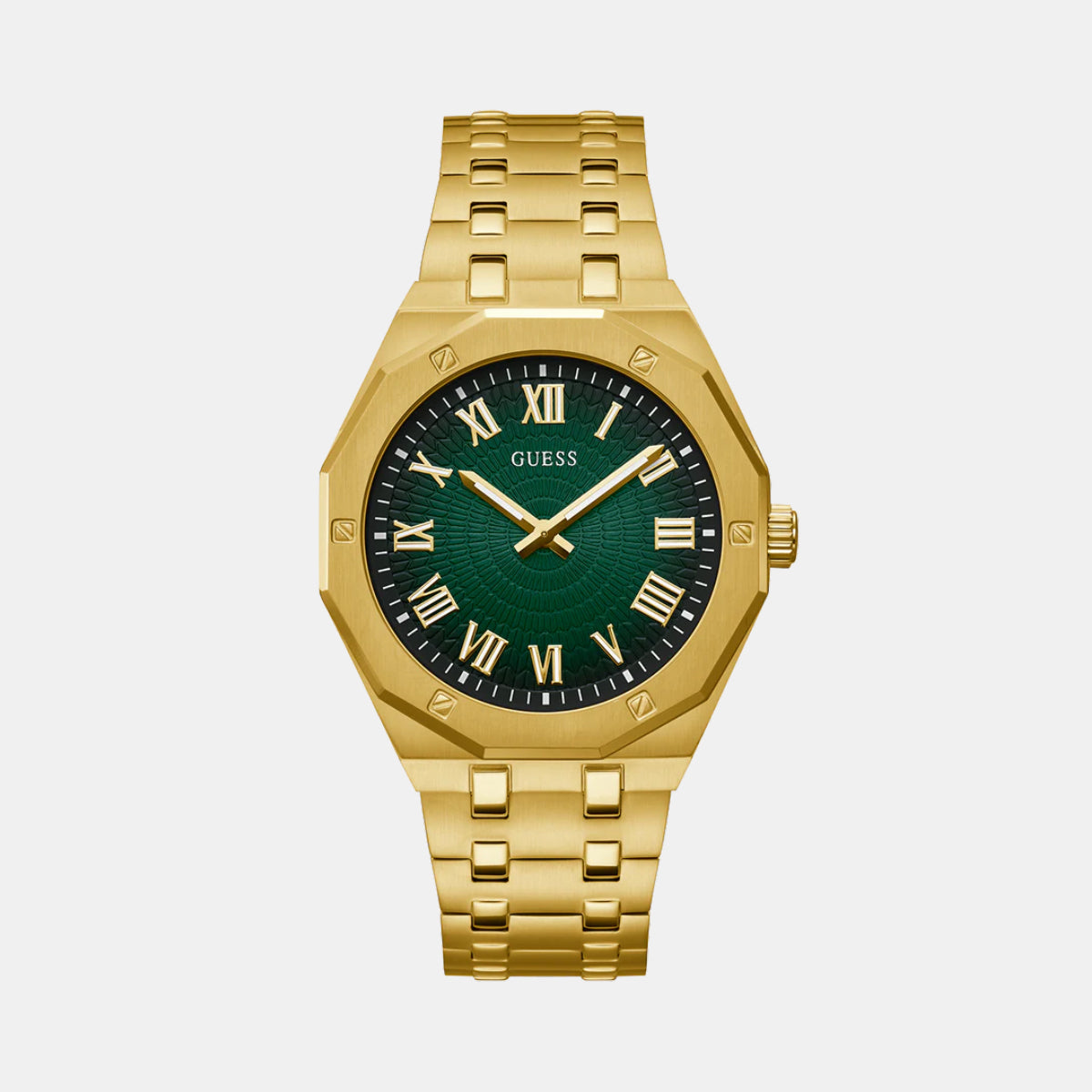 Gd Asset Men Quartz Green Dial Analog Stainless Steel GW0575G2