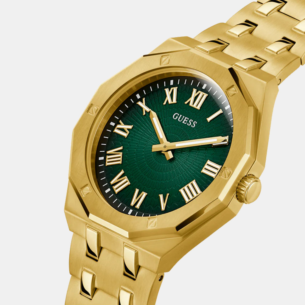 Gd Asset Men Quartz Green Dial Analog Stainless Steel GW0575G2