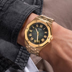 Gd Asset Men Quartz Green Dial Analog Stainless Steel GW0575G2