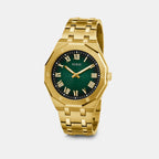 Gd Asset Men Quartz Green Dial Analog Stainless Steel GW0575G2
