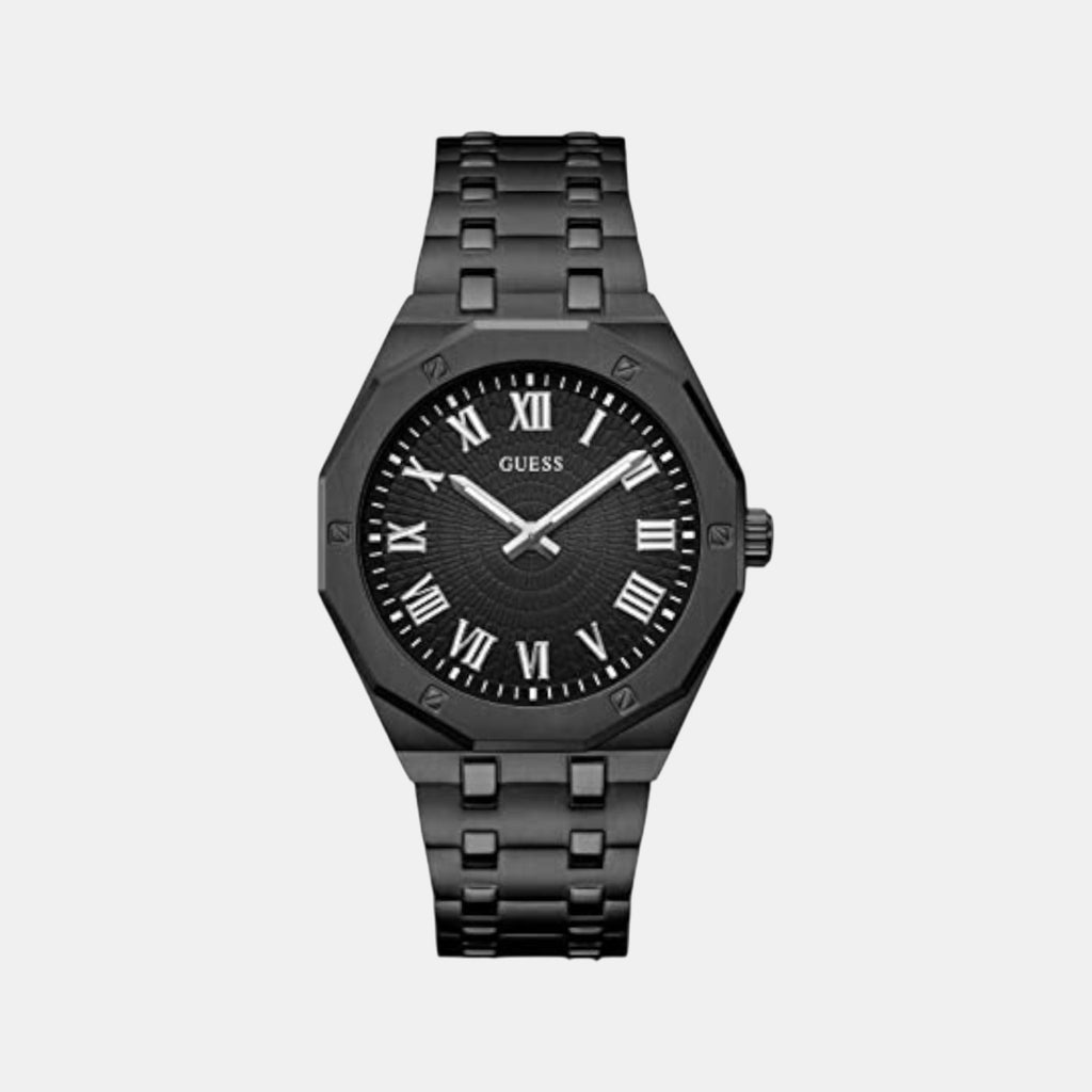 Asset Men Quartz Black Dial Analog Stainless Steel Watch GW0575G3