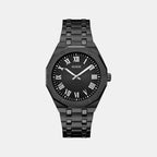 Asset Men Quartz Black Dial Analog Stainless Steel Watch GW0575G3
