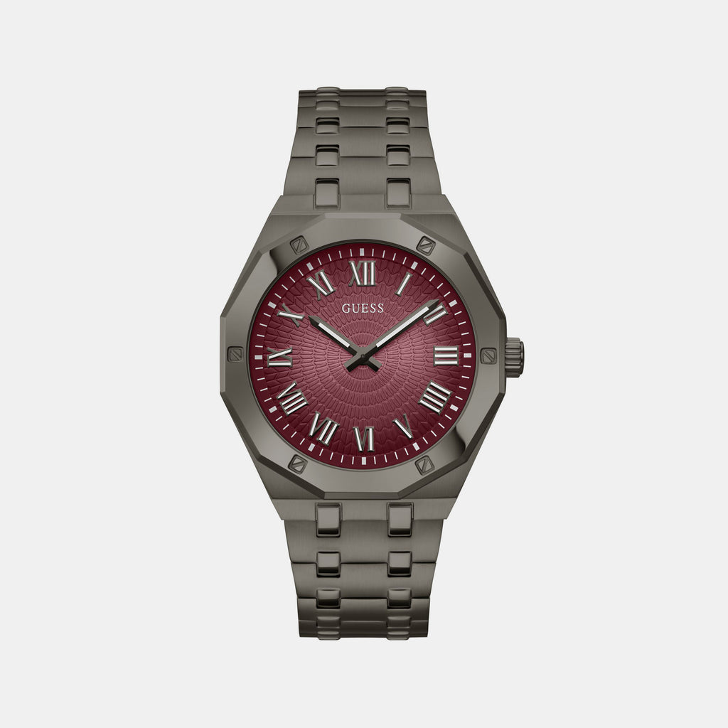 Guess Round Purple Analog watch