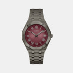 Guess Round Purple Analog watch