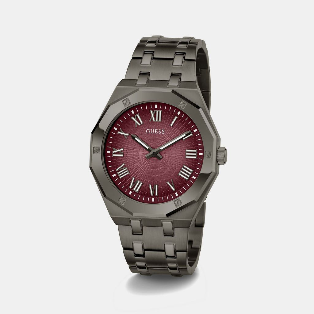 Guess Stainless Steel Round watch