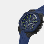 Guess Sport Men Quartz Blue Dial Multi-Function Silicone Watch GW0579G3