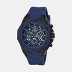 Guess Sport Men Quartz Blue Dial Multi-Function Silicone Watch GW0579G3