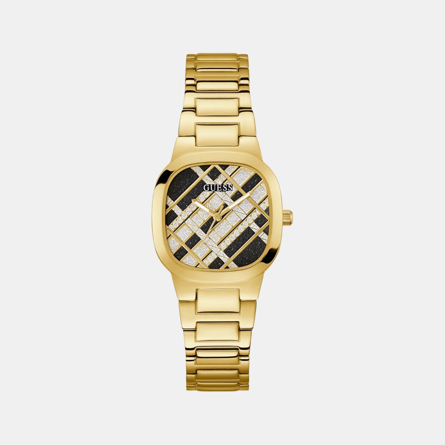 Clash Women Quartz Two Tone Dial Analog Stainless Steel Watch GW0600L2