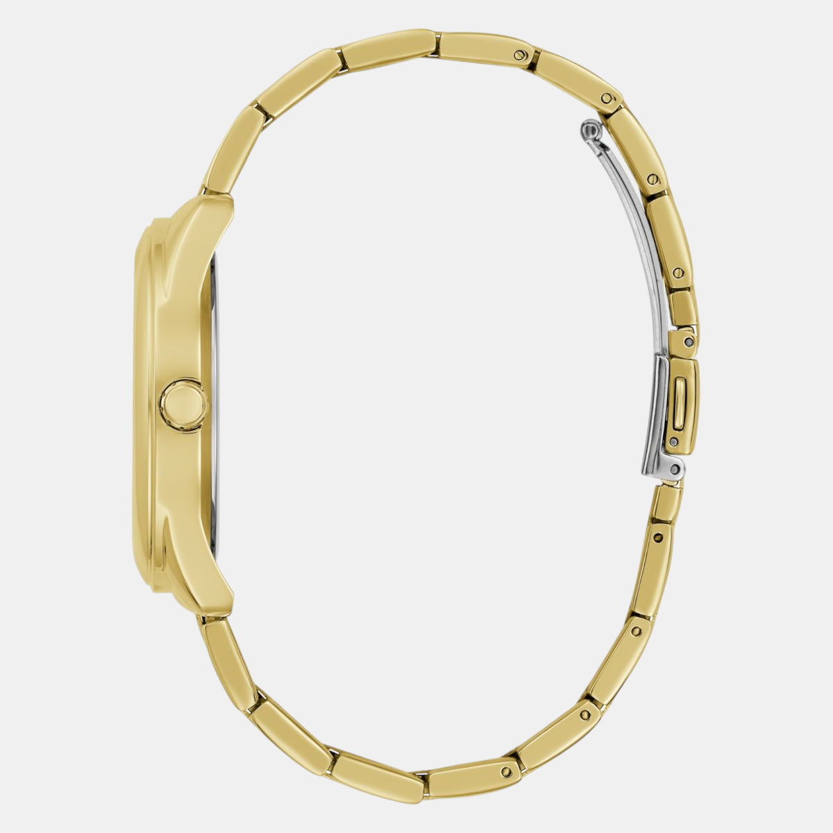 Guess Stainless Steel Round watch