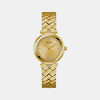 Rumour Women Quartz Gold Dial Analog Stainless Steel Watch GW0613L2